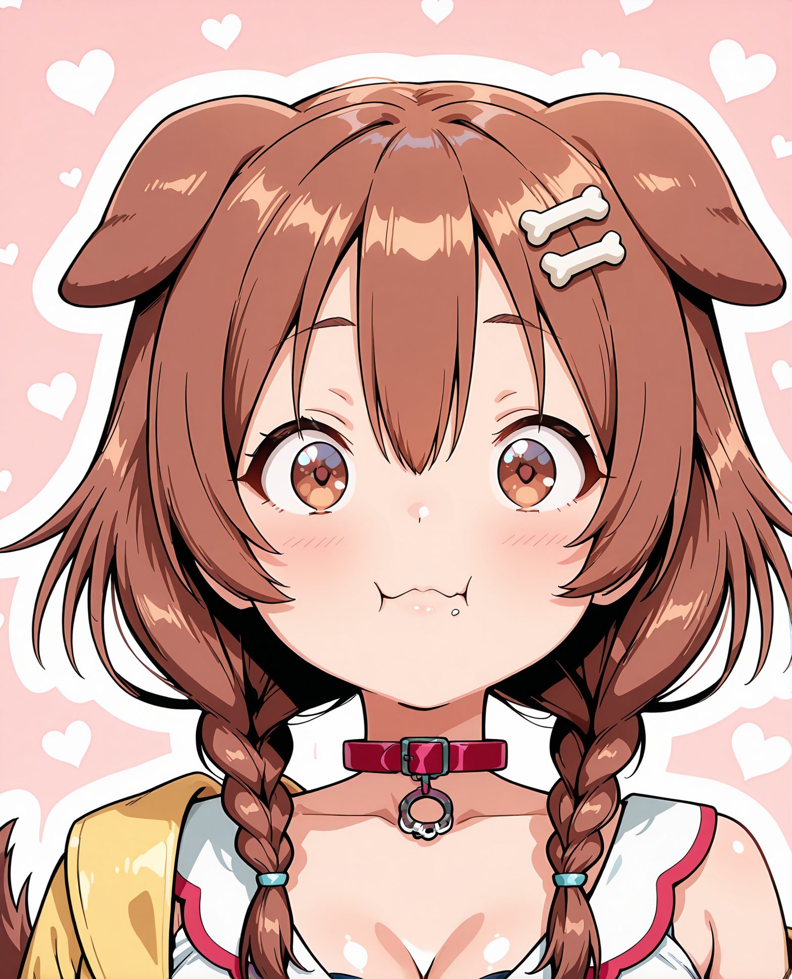 戌神ころねの戌神ころねのAIイラスト