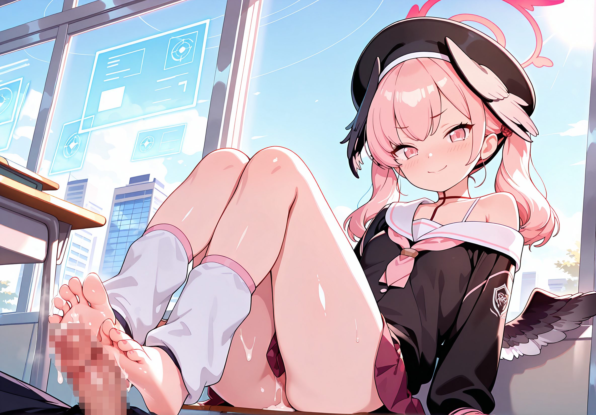 下江コハルの下江コハル姿を描いたAIイラスト