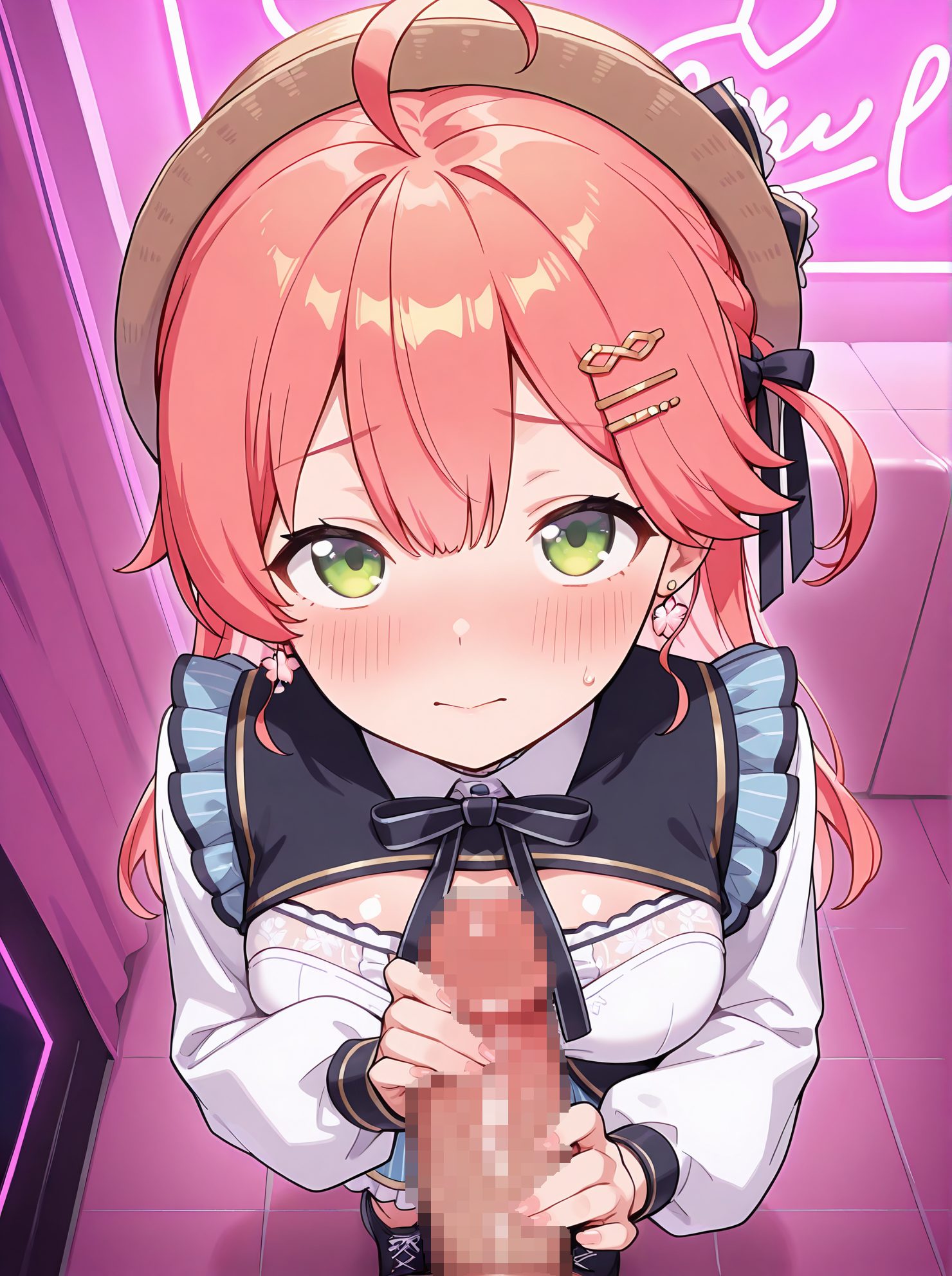 さくらみこが魅力的なさくらみこの二次創作AIイラスト