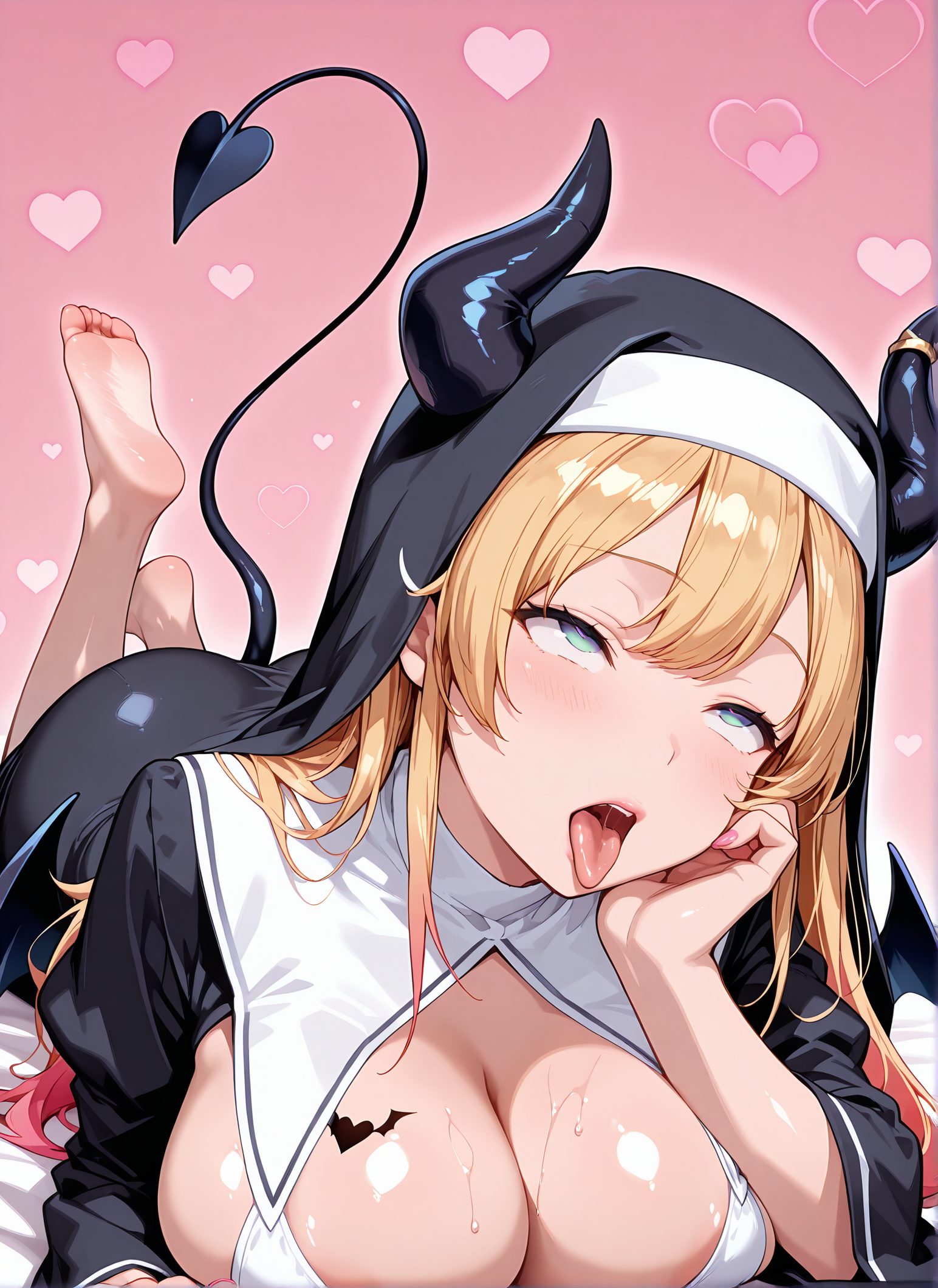 癒月ちょこの癒月ちょこ姿を描いたAIイラスト