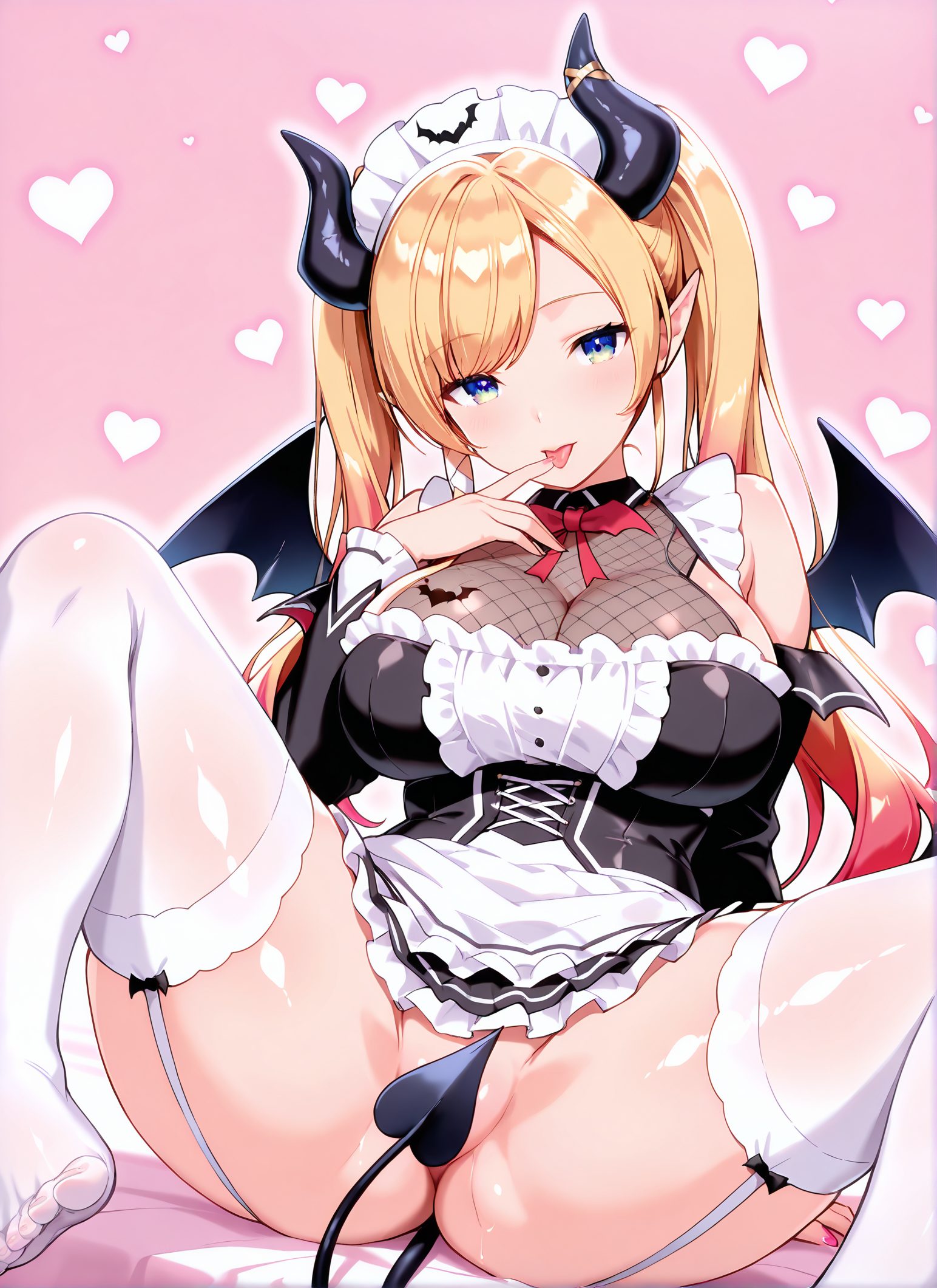 癒月ちょこの癒月ちょこ姿を描いたAIイラスト