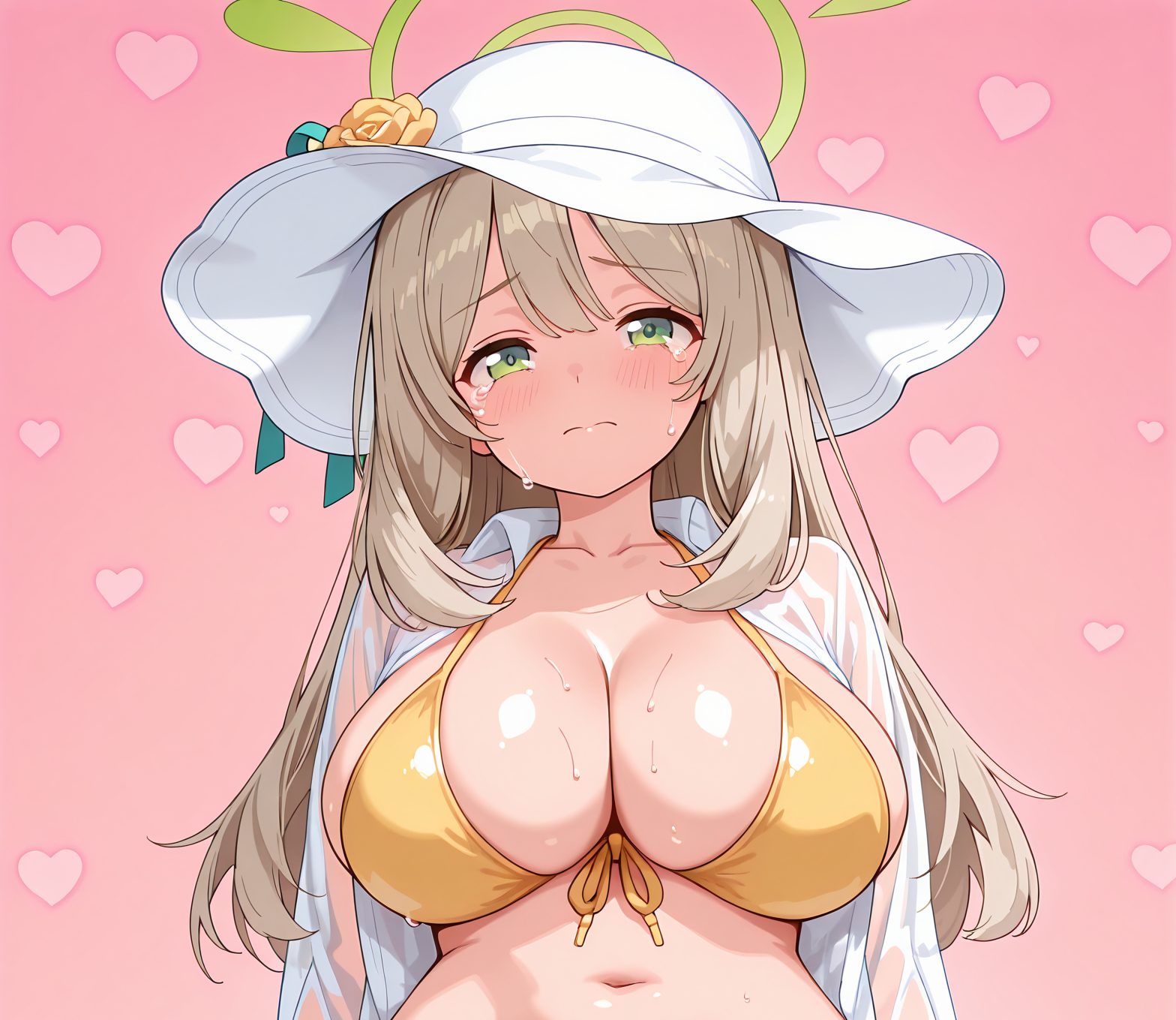十六夜ノノミの十六夜ノノミ姿を描いたAIイラスト