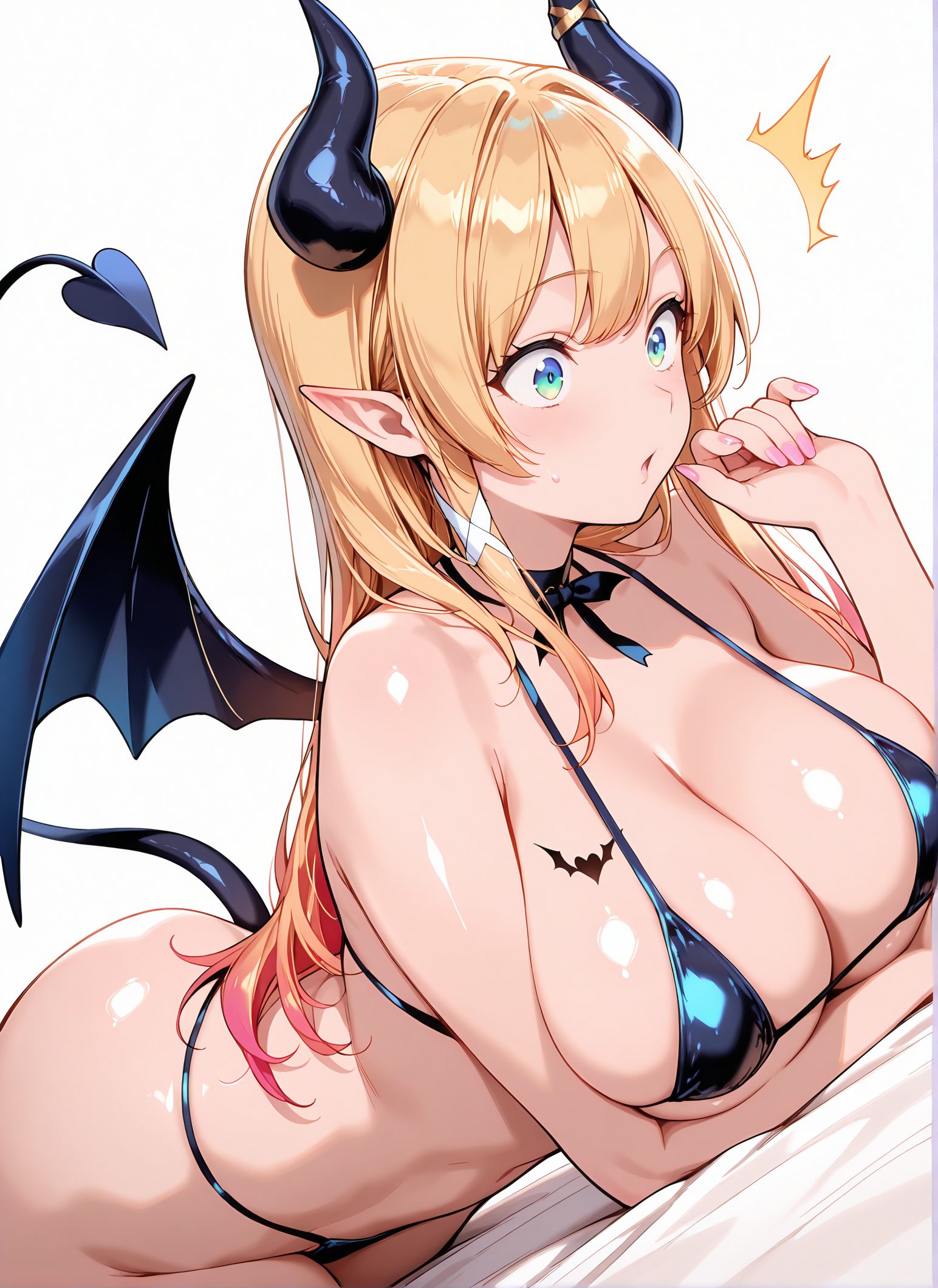 癒月ちょこが魅力的な癒月ちょこの二次創作AIイラスト