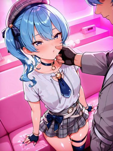 【ホロライブエロ画像】星街すいせいvol2_手コキ・足コキサービスまとめ画像