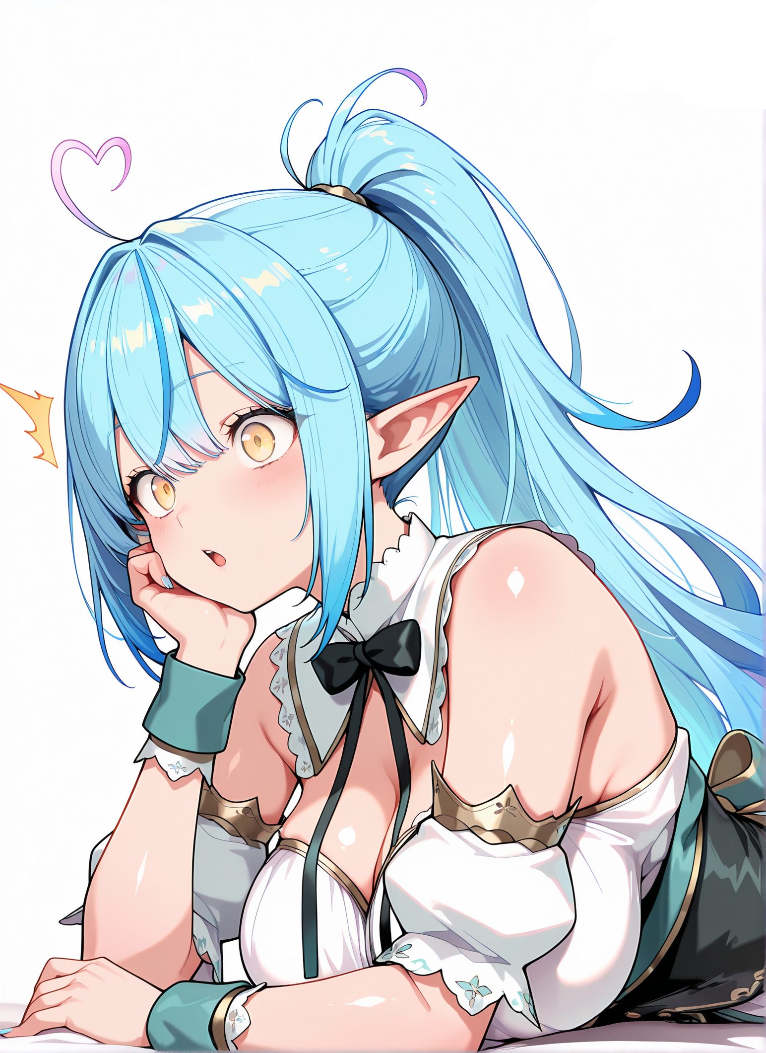 雪花ラミィを描いたAIイラスト