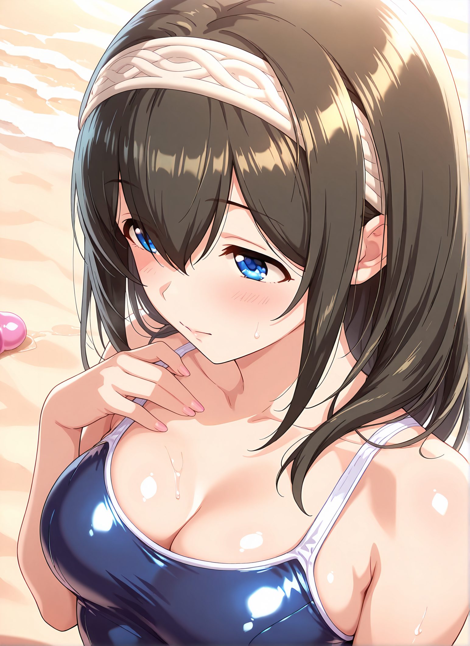 鷺沢文香が魅力的な鷺沢文香の二次創作AIイラスト