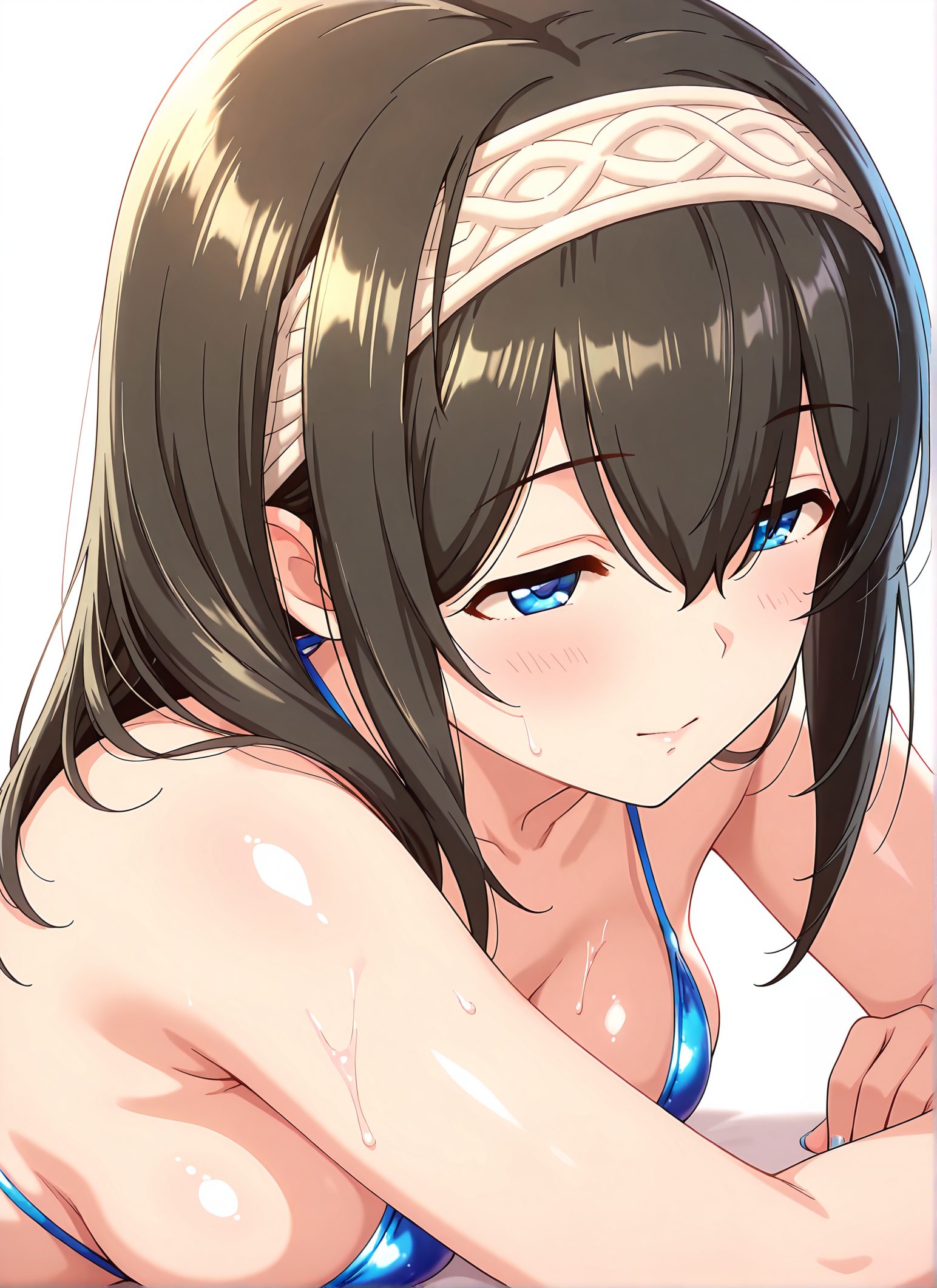 鷺沢文香が魅力的な鷺沢文香の二次創作AIイラスト