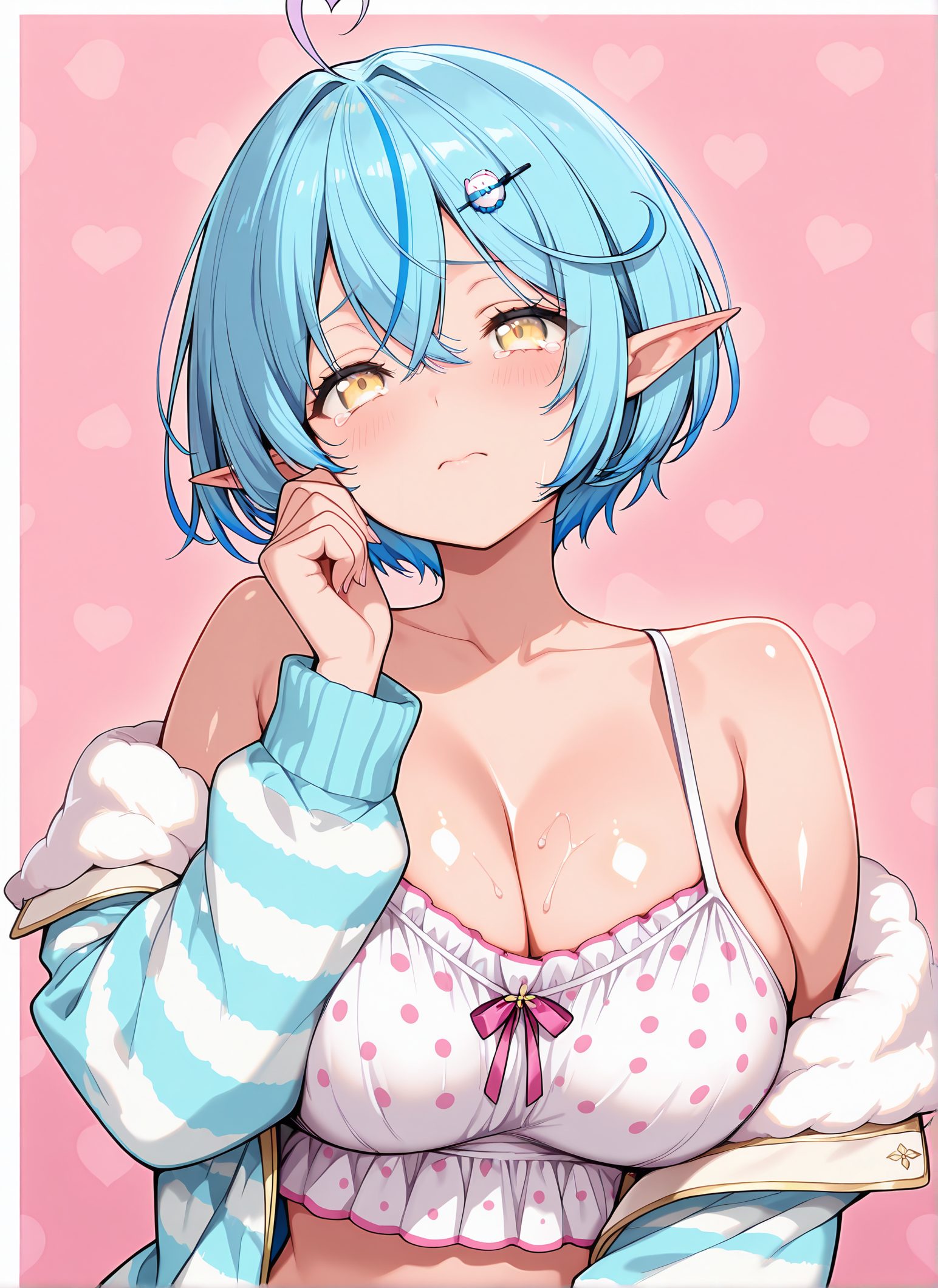 雪花ラミィのエロ可愛いAIイラスト
