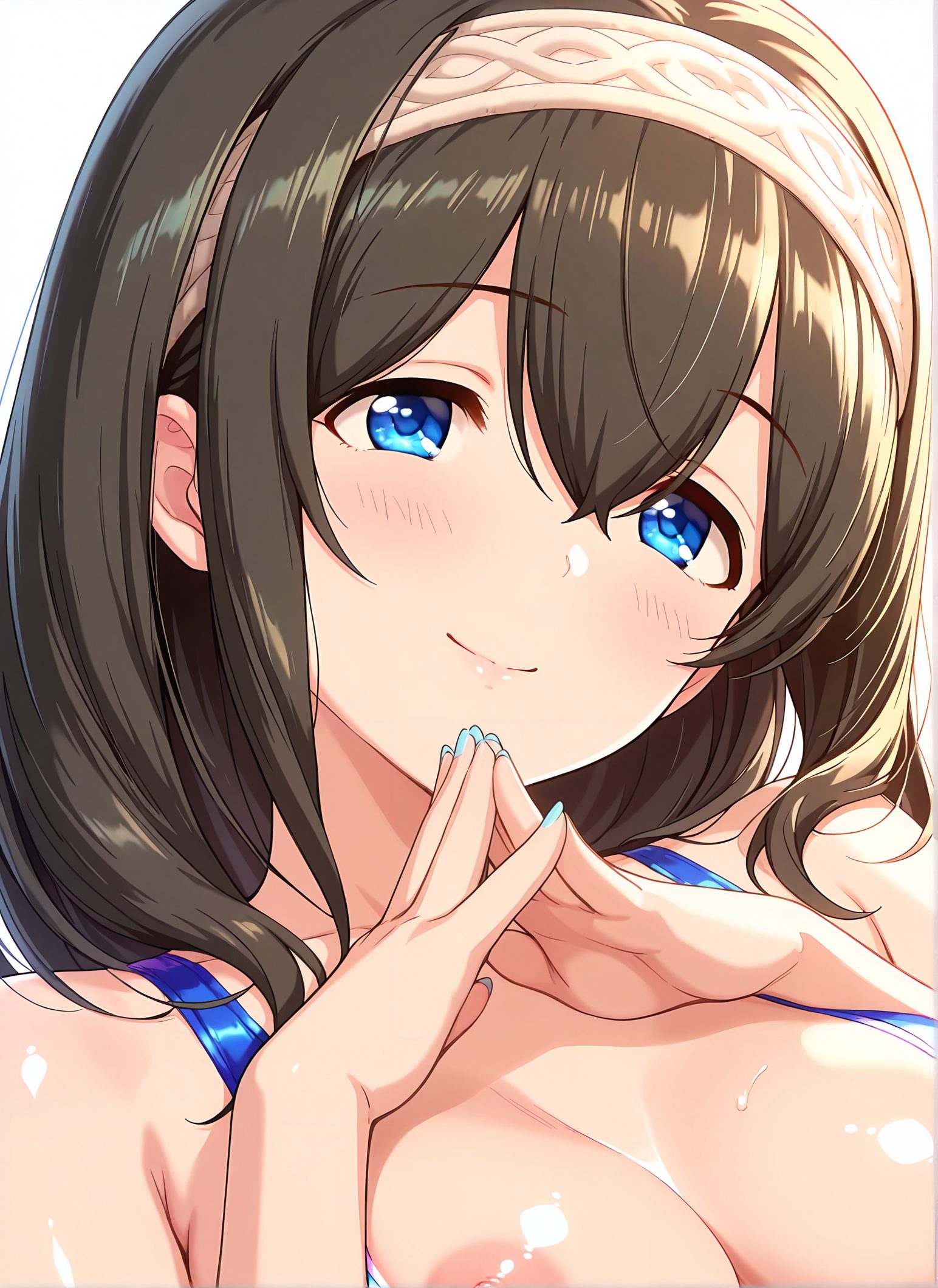 鷺沢文香の鷺沢文香のAIイラスト