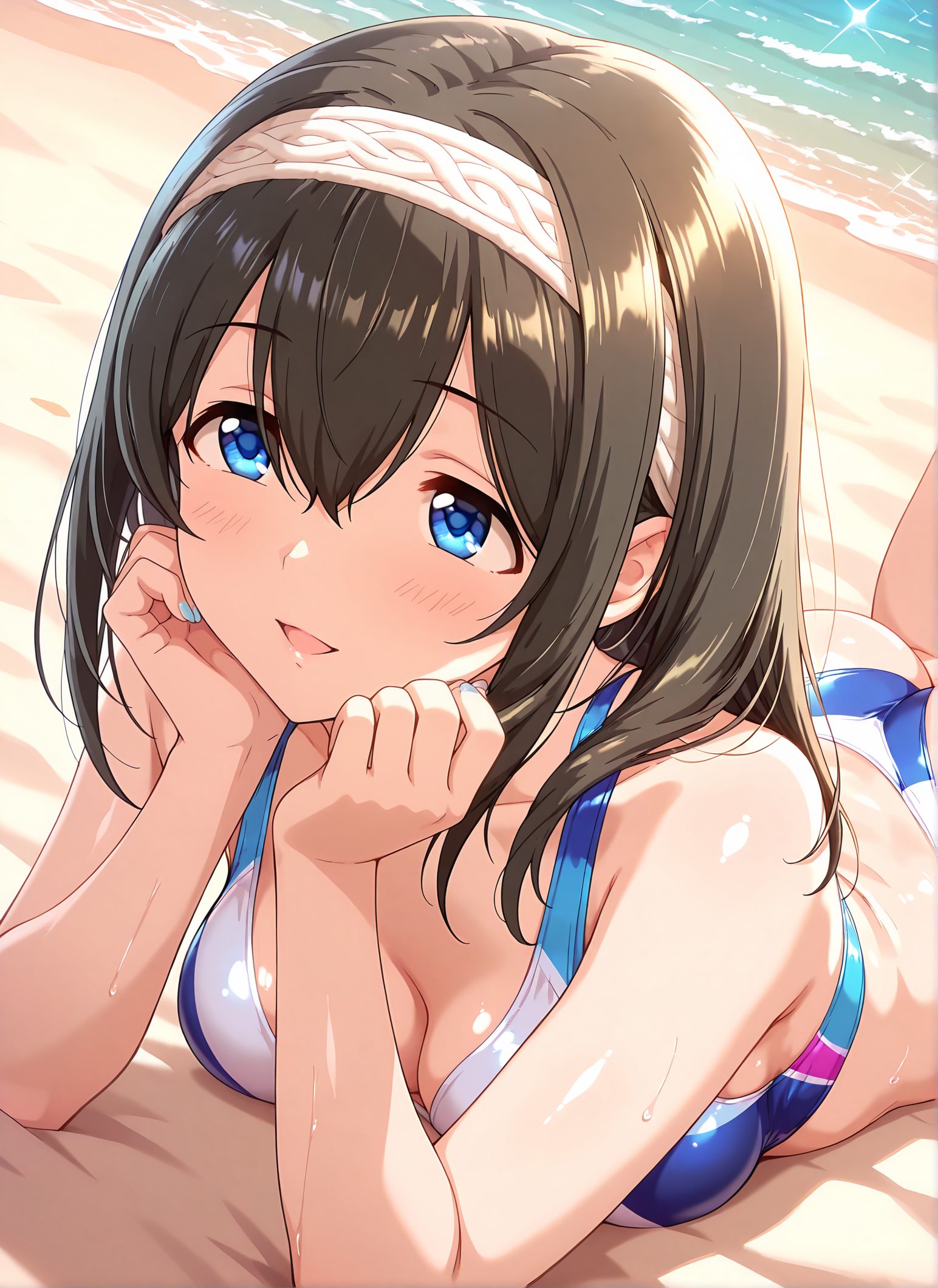 鷺沢文香の鷺沢文香のAIイラスト