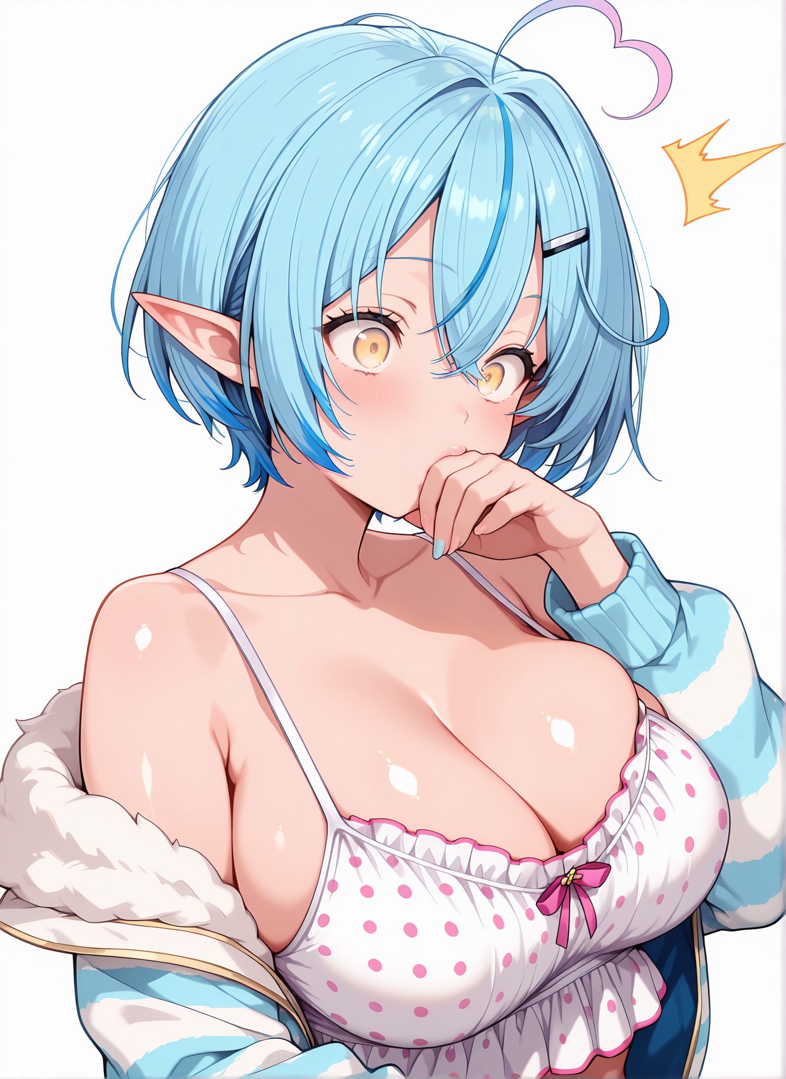 雪花ラミィのエロ可愛いAIイラスト