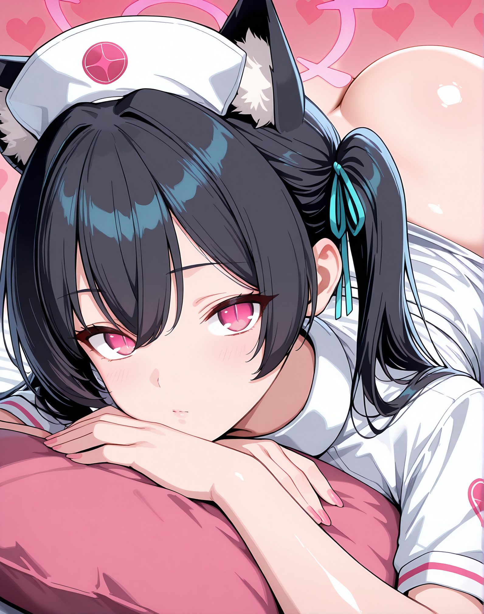 黒見セリカのブルアカ姿を描いたAIイラスト（黒見セリカ）