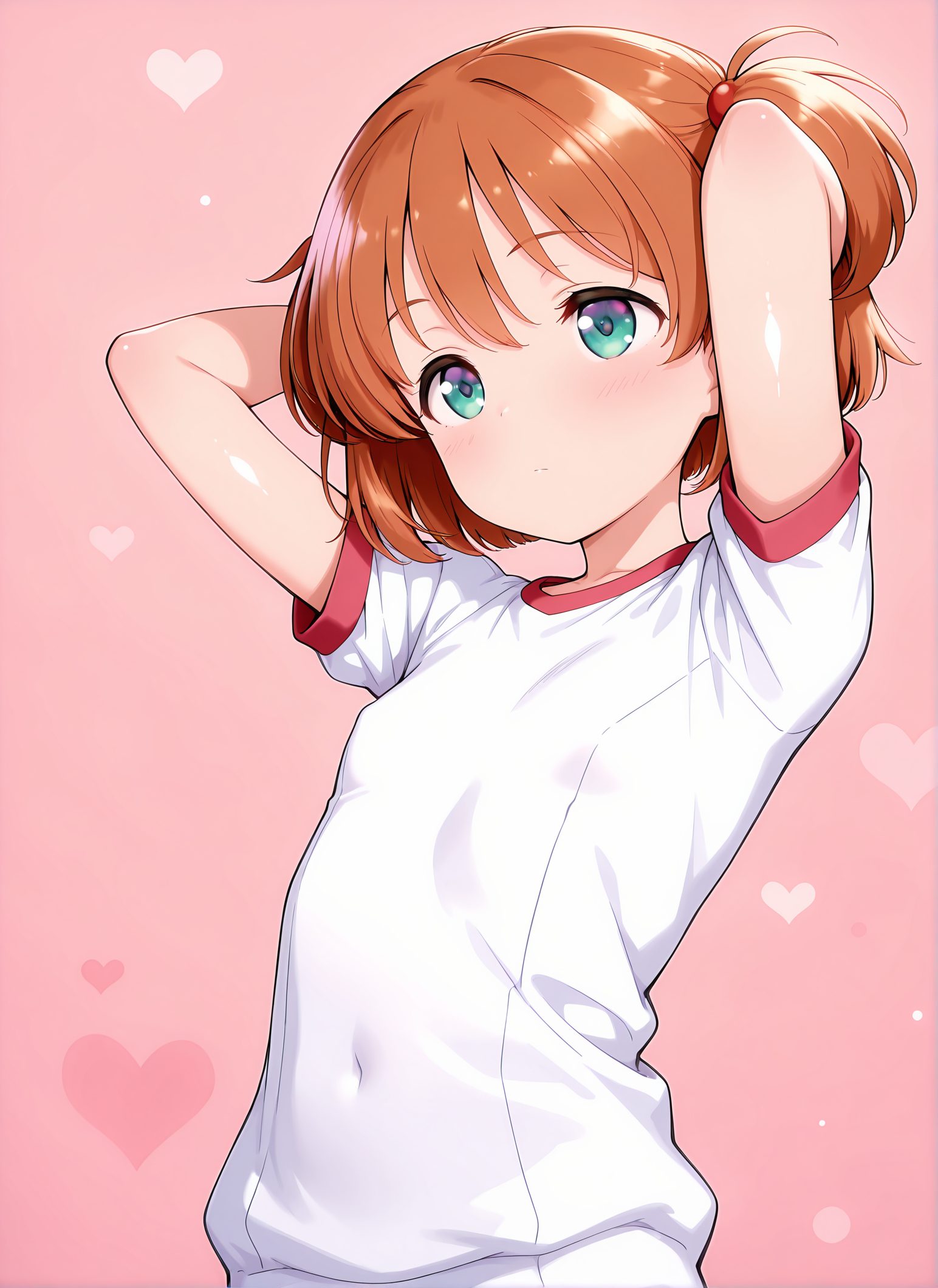 原村和の片岡優希姿を描いたAIイラスト（片岡優希）