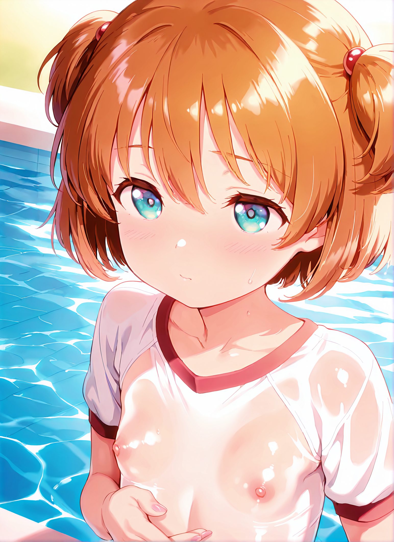 片岡優希が魅力的な原村和の二次創作AIイラスト