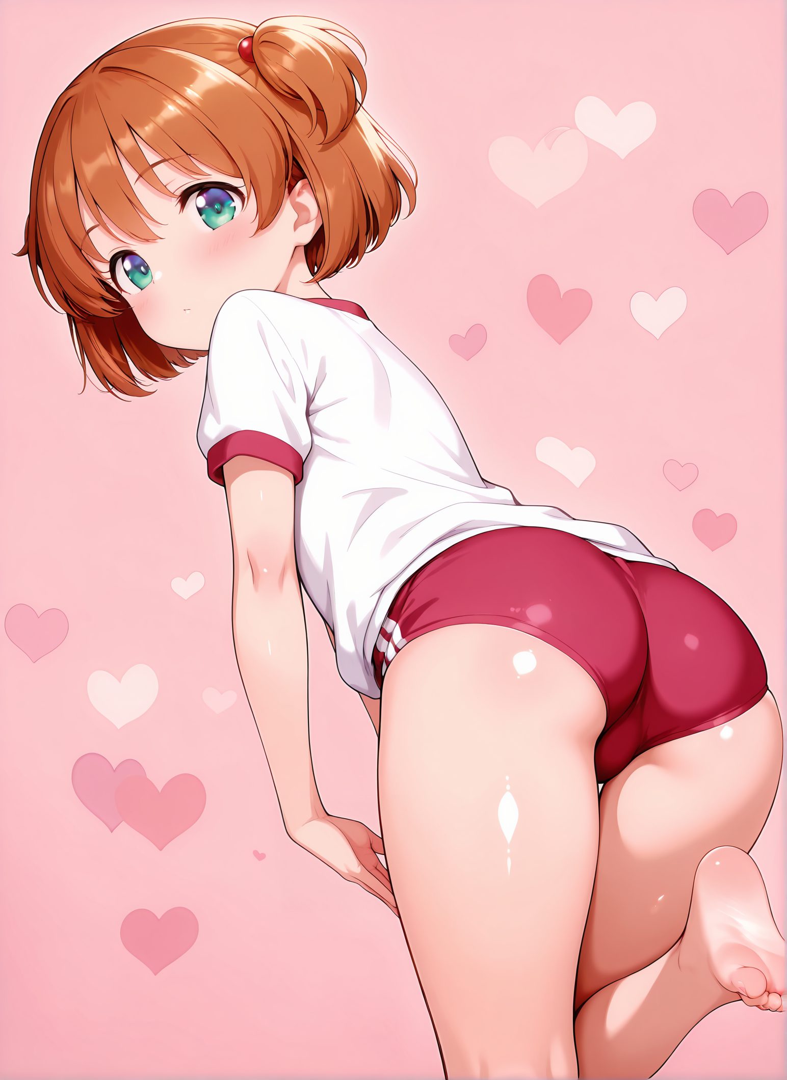 原村和の片岡優希姿を描いたAIイラスト（片岡優希）