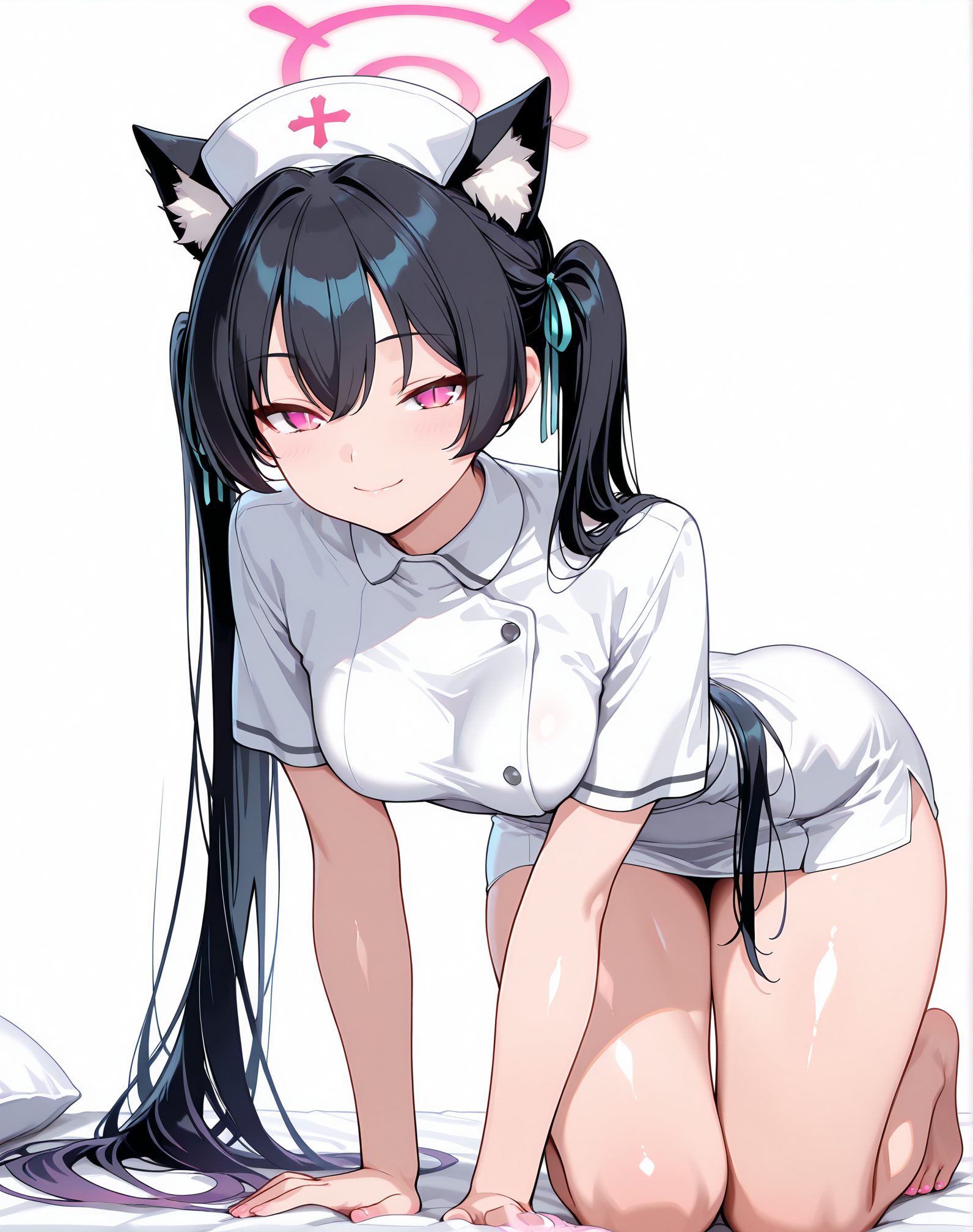 アビドス×黒見セリカ！黒見セリカのエロ可愛いAIイラスト