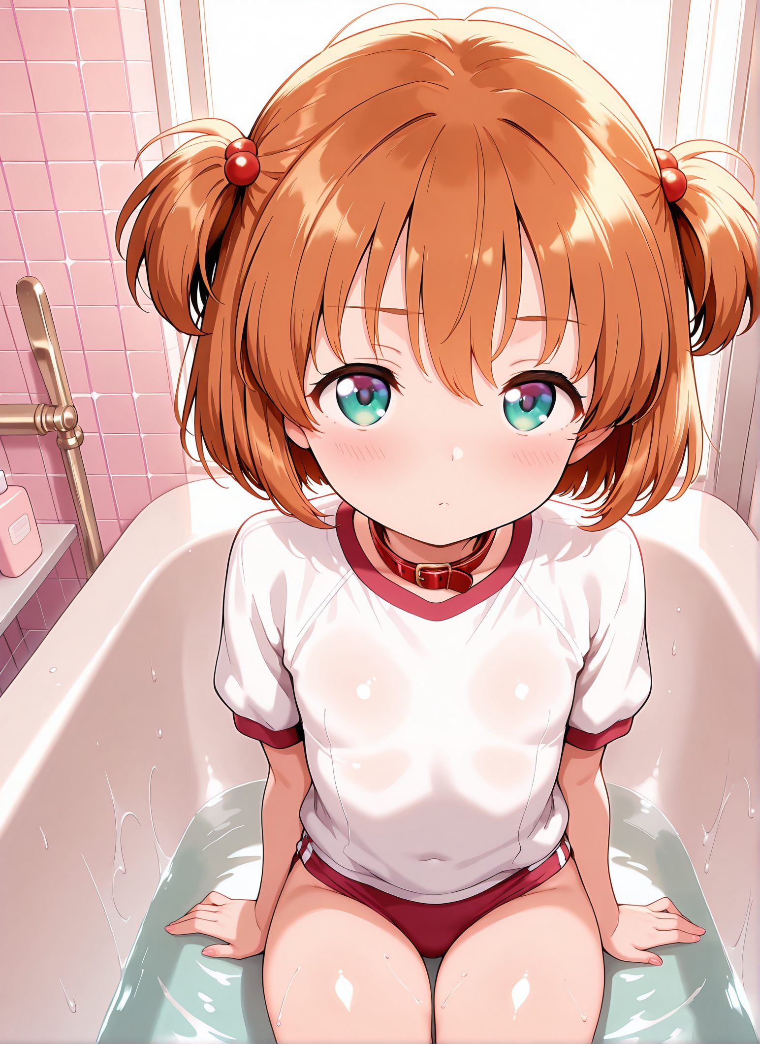 原村和の片岡優希姿を描いたAIイラスト（片岡優希）