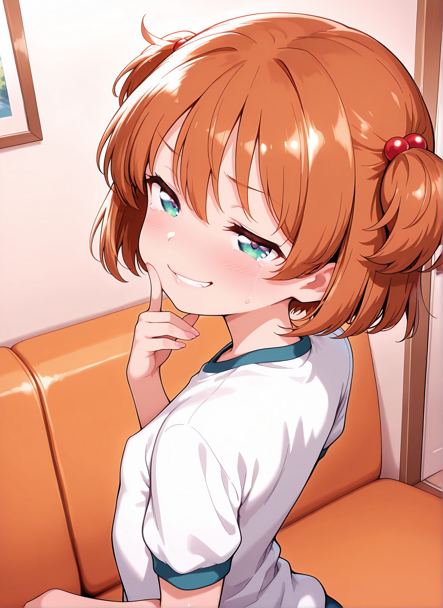 片岡優希が魅力的な原村和の二次創作AIイラスト