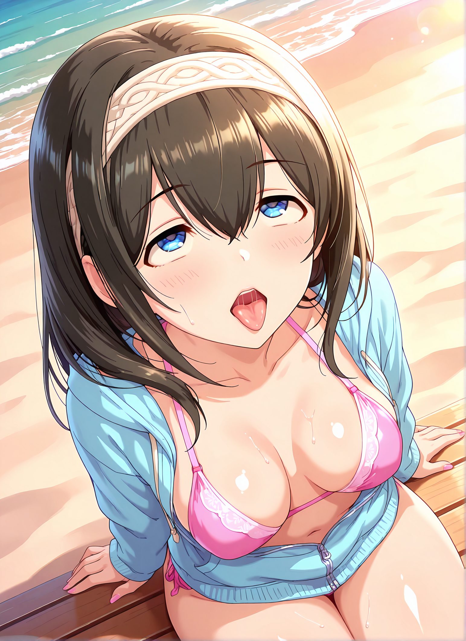 鷺沢文香の鷺沢文香のAIイラスト