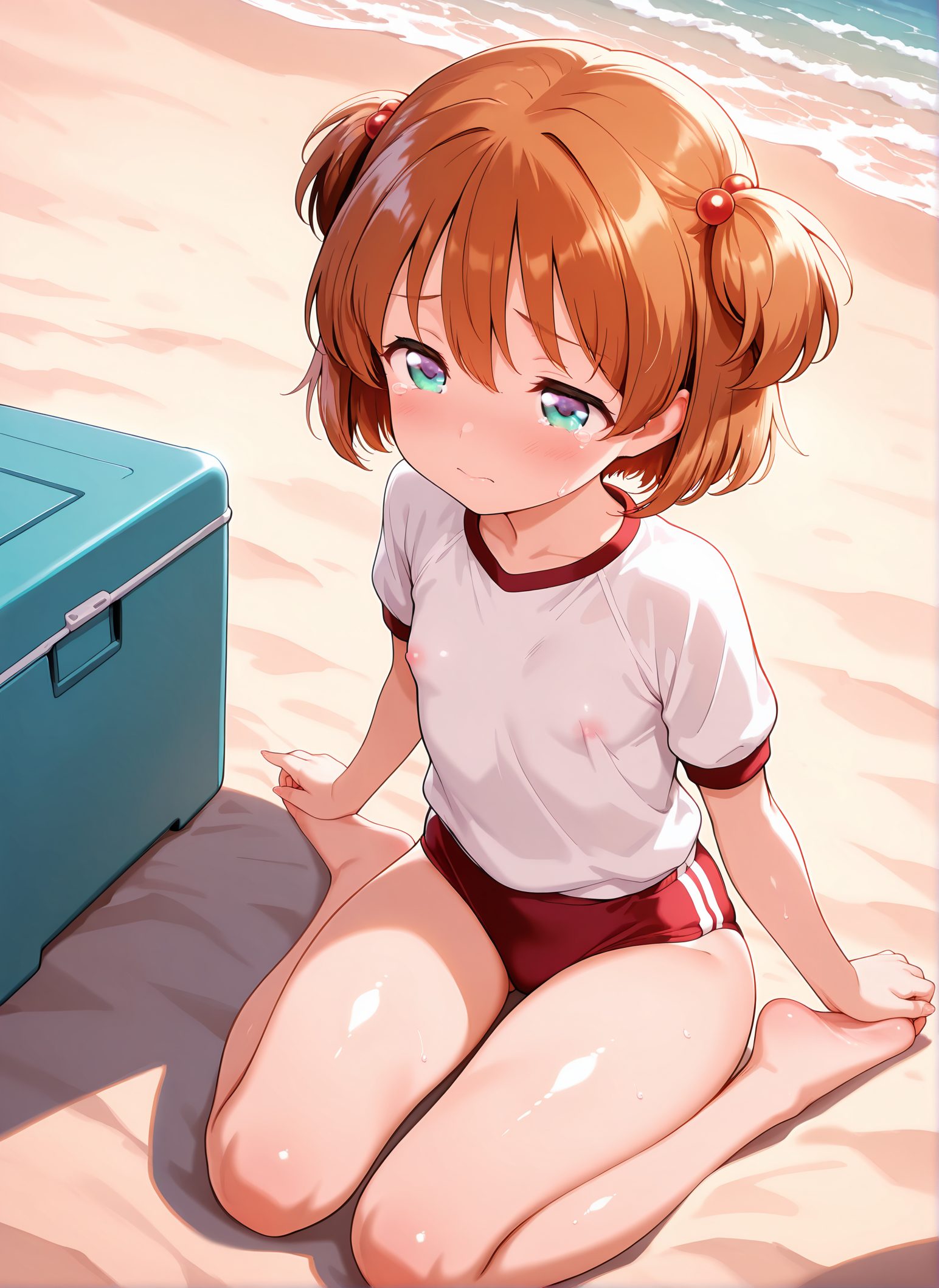 片岡優希・片岡優希の原村和のAIイラスト
