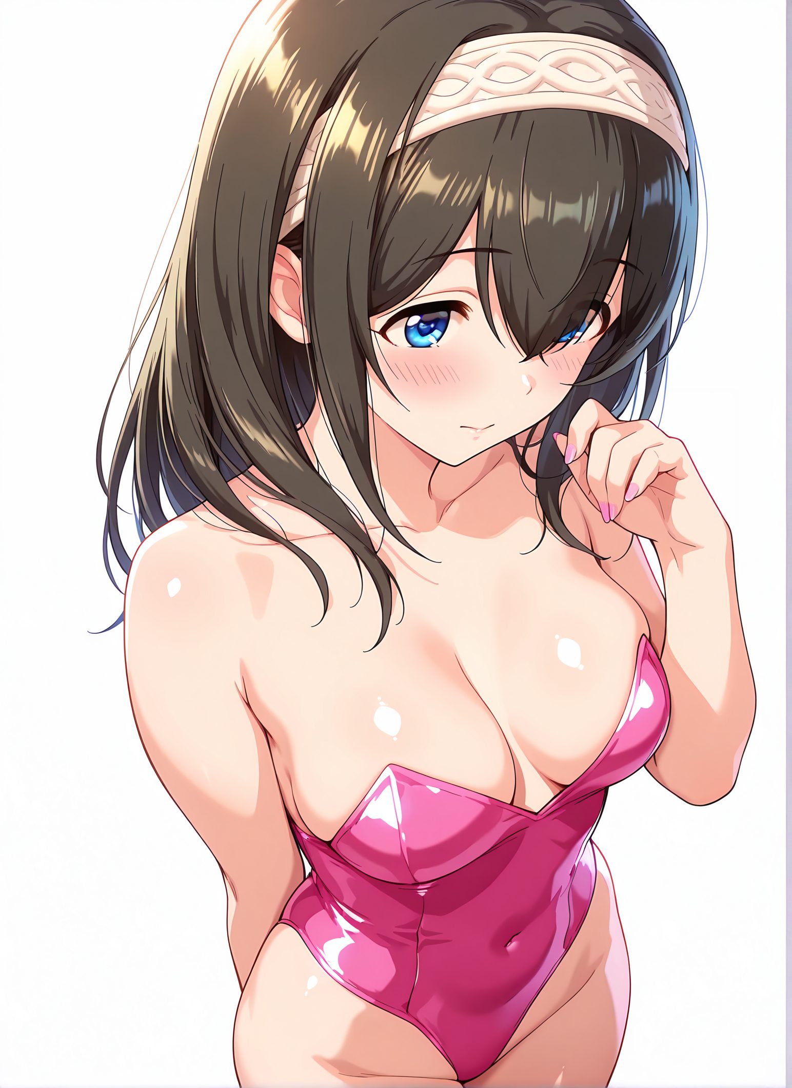 鷺沢文香が魅力的な鷺沢文香の二次創作AIイラスト