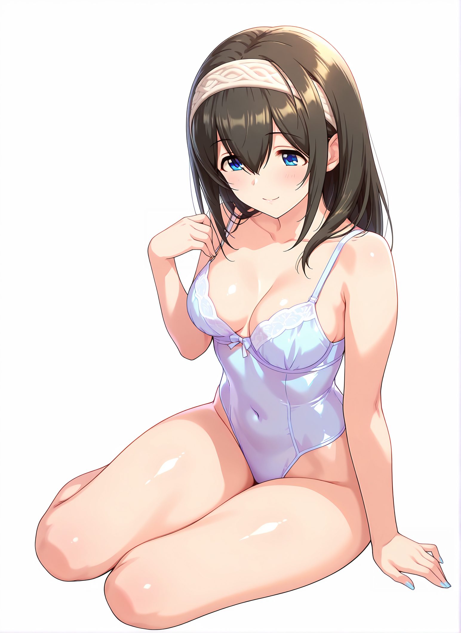 鷺沢文香の鷺沢文香のAIイラスト