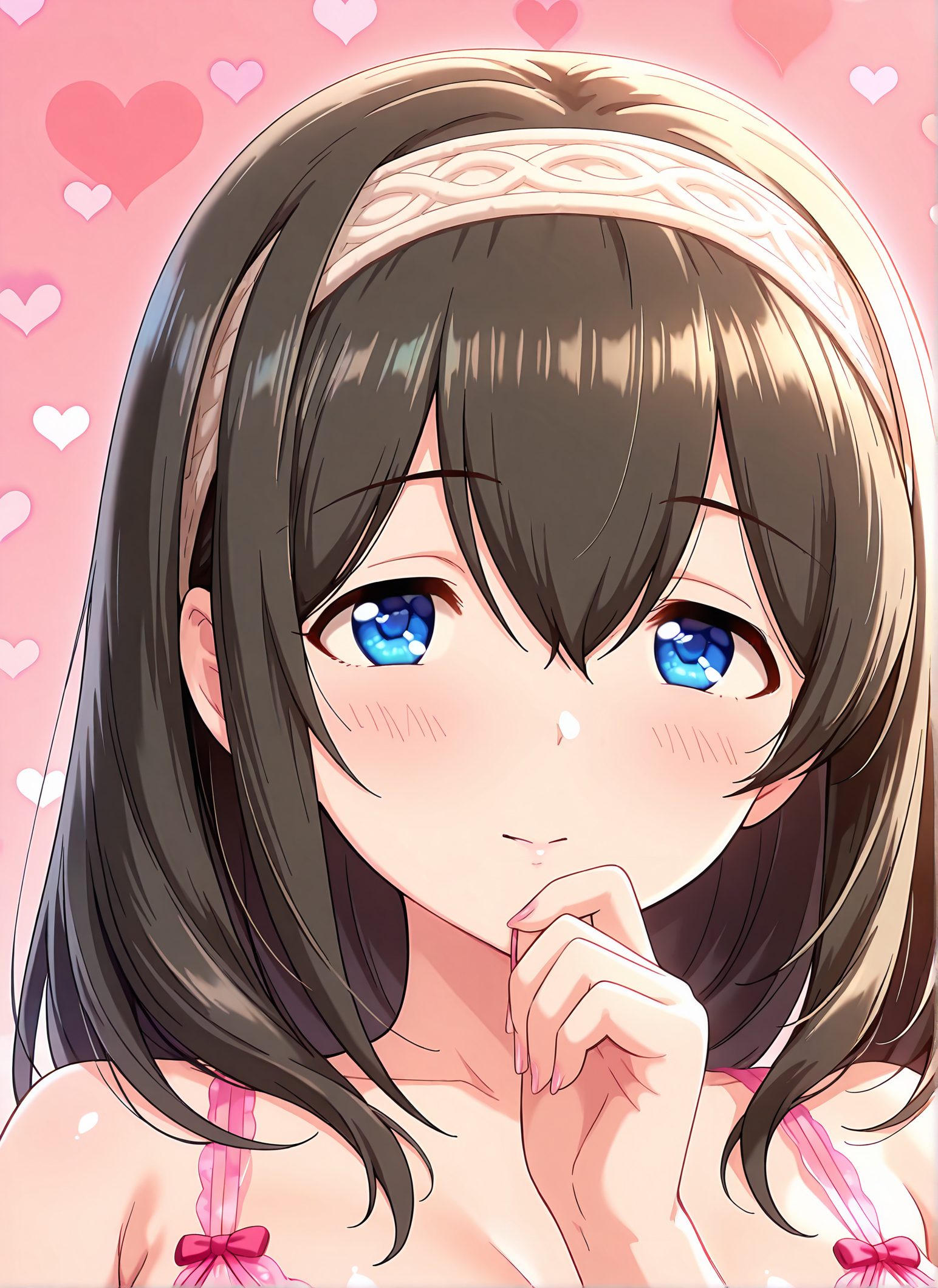 鷺沢文香の鷺沢文香のAIイラスト