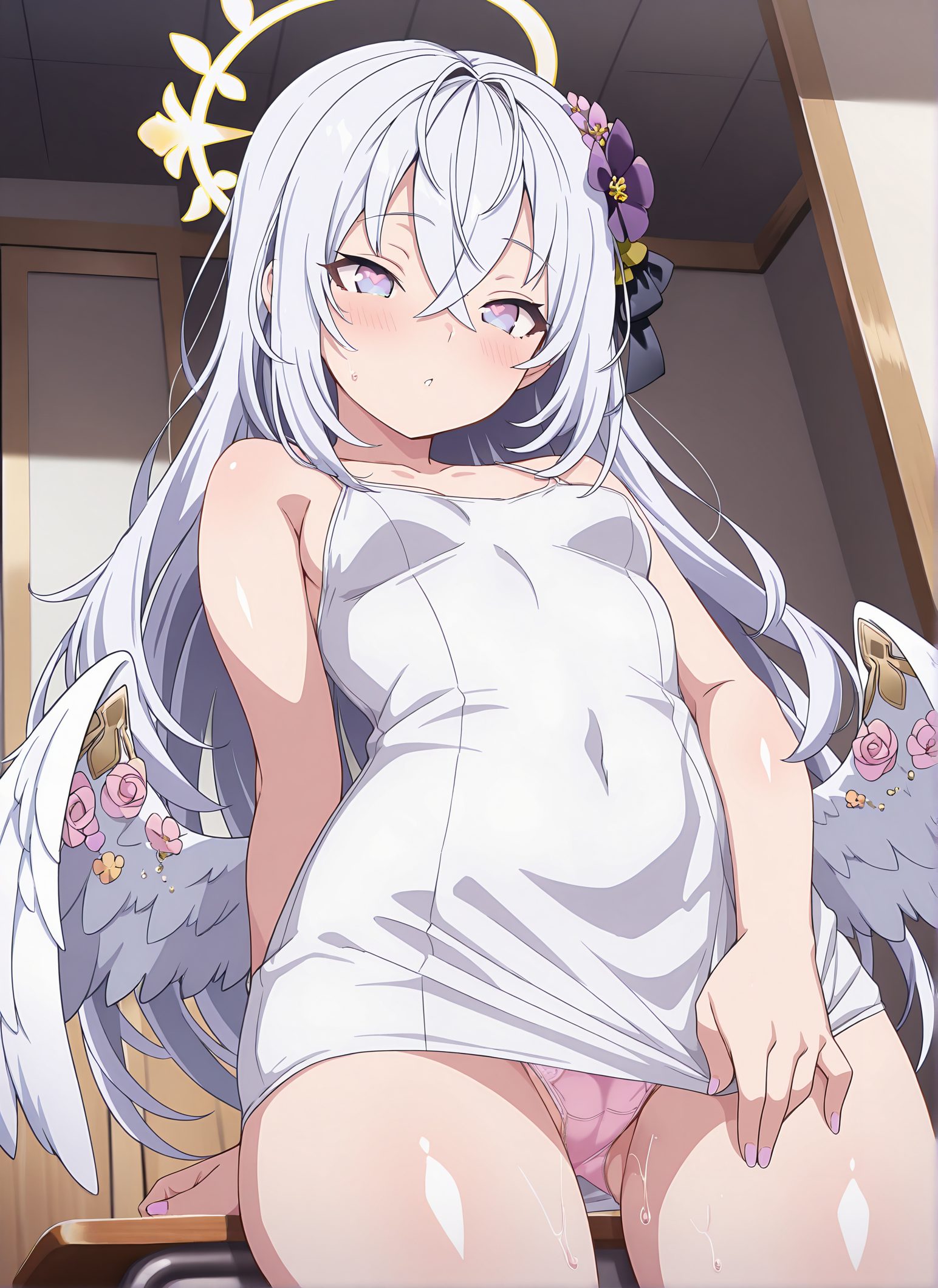 白洲アズサの白洲アズサ姿を描いたAIイラスト