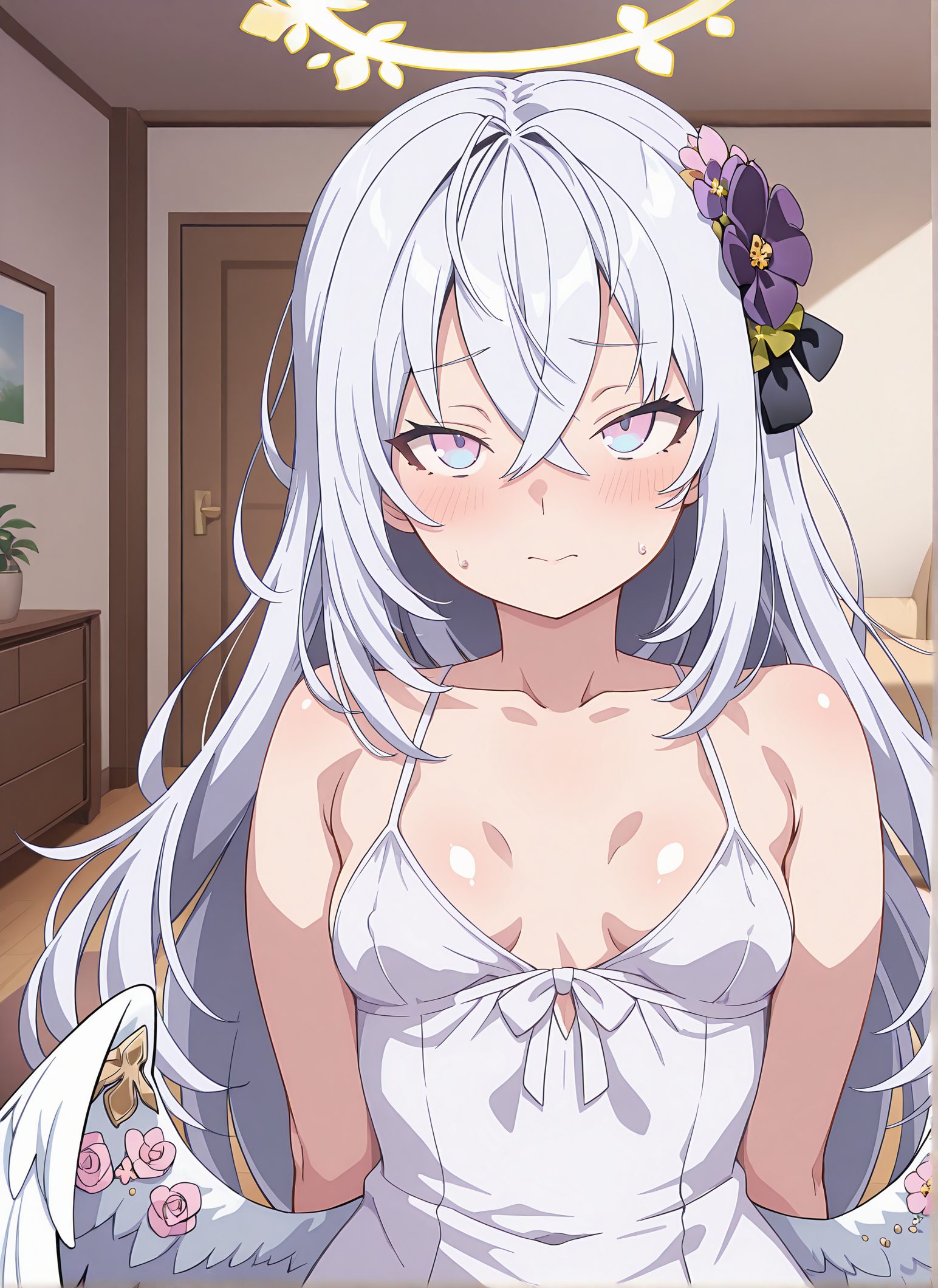 白洲アズサの白洲アズサ姿を描いたAIイラスト