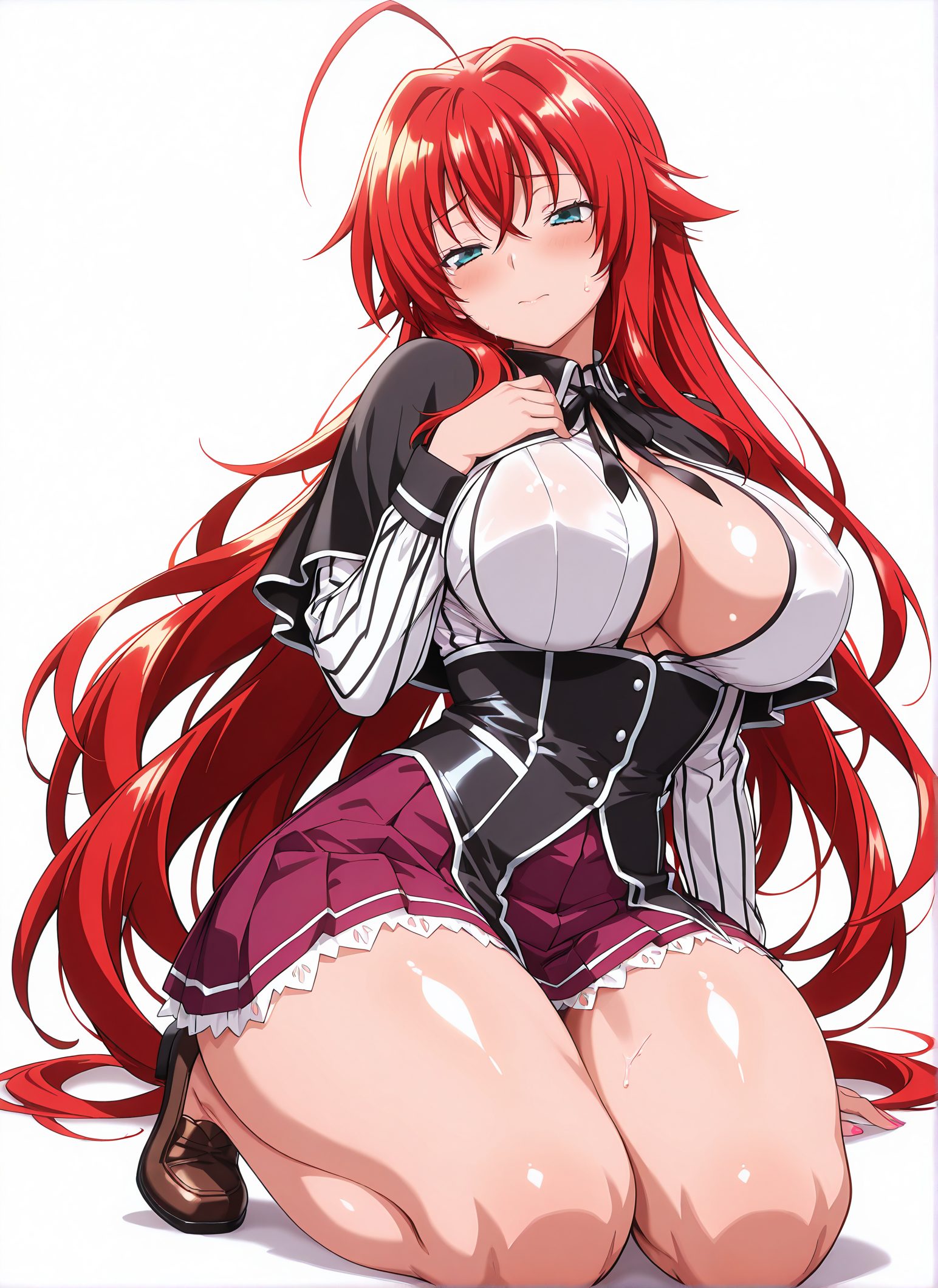 リアス・グレモリーのリアスグレモリー姿を描いたAIイラスト